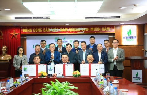 PVChem ký hợp đồng hợp tác kinh doanh dự án Nhà máy Tái chế nhựa PET - Tiên phong trong lĩnh vực tái chế của Petrovietnam