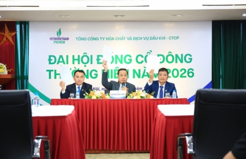 Đại hội đồng Cổ đông thường niên năm 2026: PVChem trình kế hoạch tăng vốn, mở rộng ngành nghề, hướng tới doanh thu 10.000 tỷ đồng